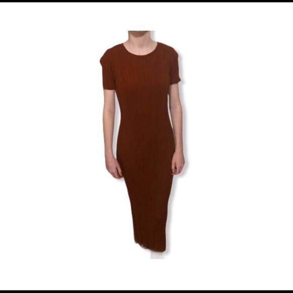 SOLD NWT Naked Cashmere Ribbed fitted cotton maxi - Picture 2 of 4